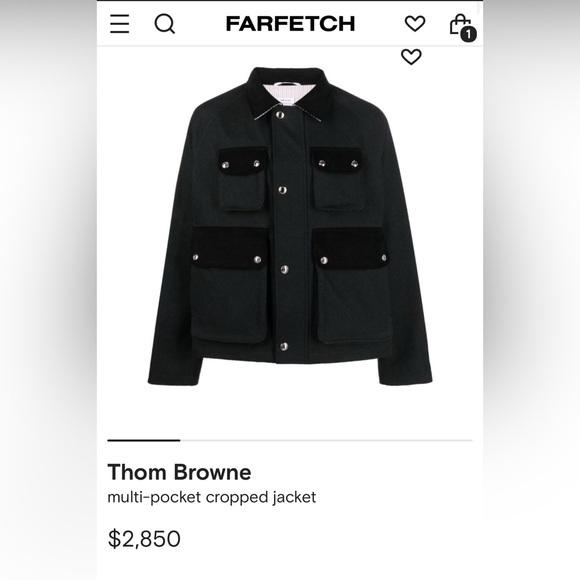 Thom Browne | Men’s Multi-pocket Jacket | 70% off Retail Price | Never Worn - Picture 2 of 6